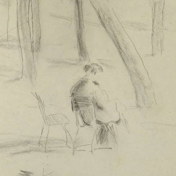 Fernand Khnopff - Au jardin